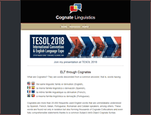 Tablet Screenshot of cognates.org